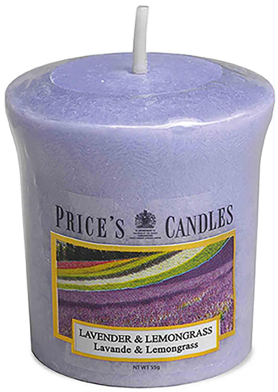 Price´s Candles Lavender & Lemongrass 55 g votivní svíčka