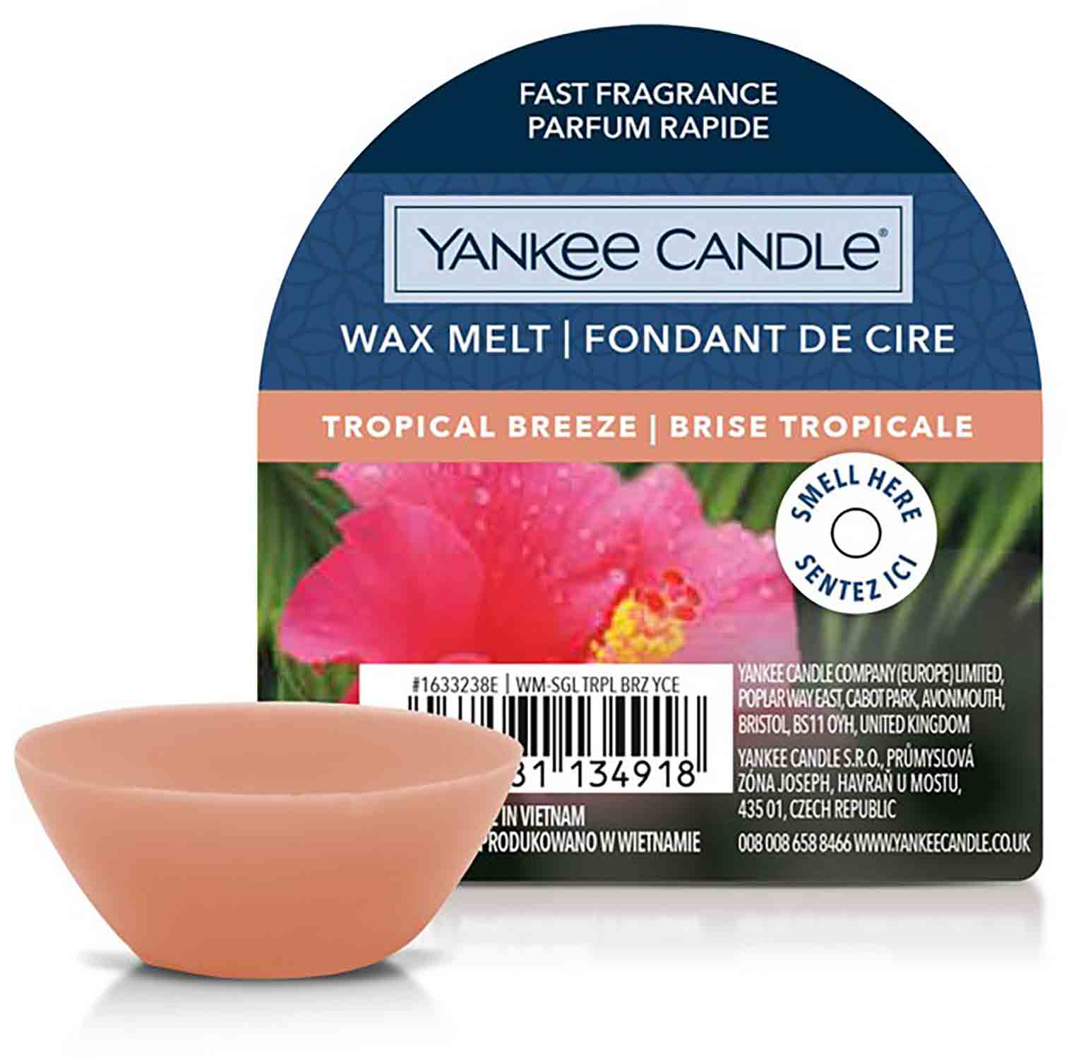 Yankee Candle Tropical Breeze 22g Vosk