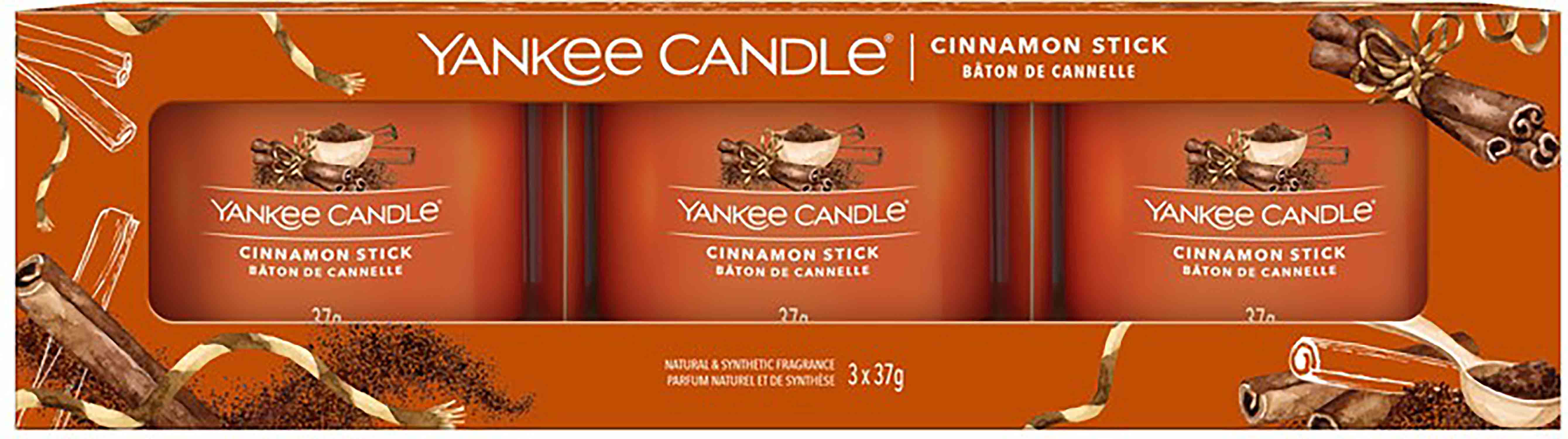 Yankee Candle Cinnamon Stick sada votivních svíček
