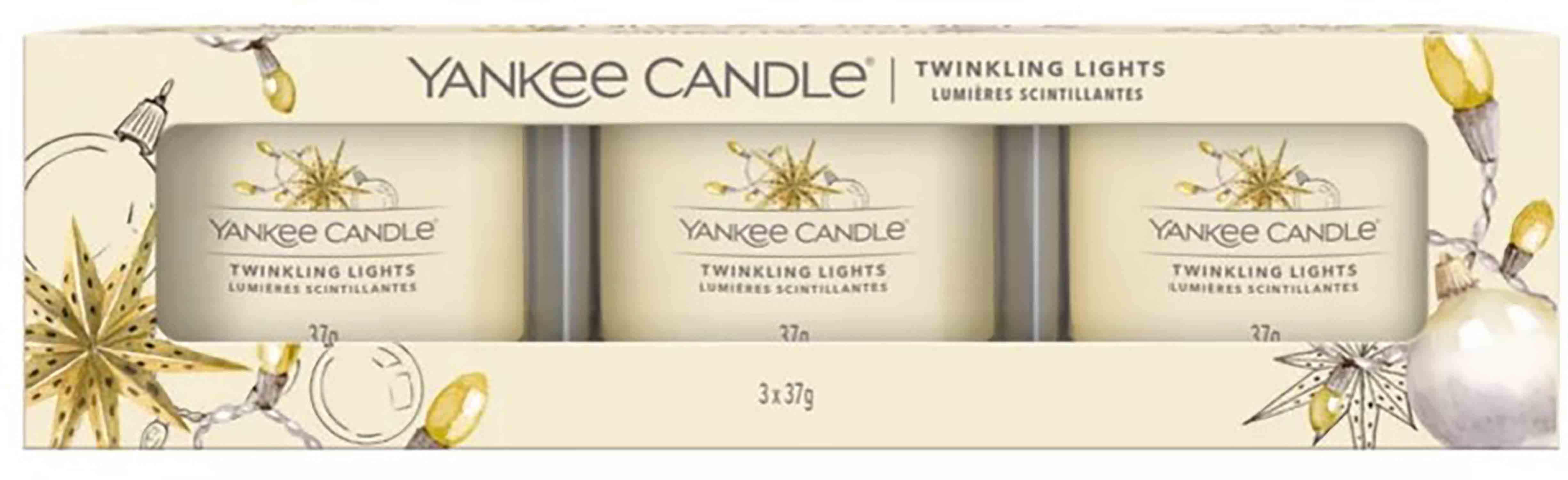 Yankee Candle Twinkling Lights sada votivních svíček