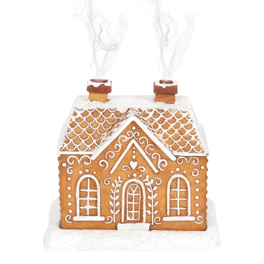 Stojan na vonné kužely Gingerbread House