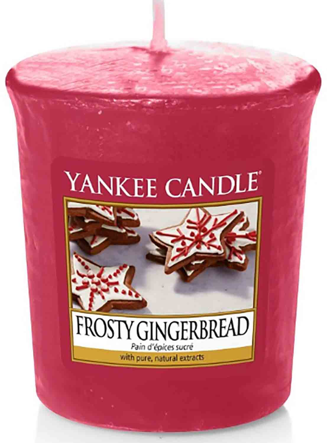 Votivní svíčka Yankee Candle Frosty Gingerbread 49 g