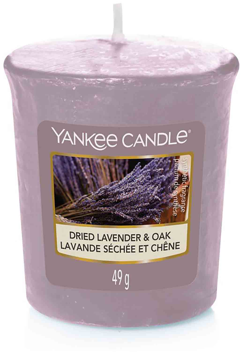 Yankee Candle Dried Lavender & Oak 49 g votivní svíčka