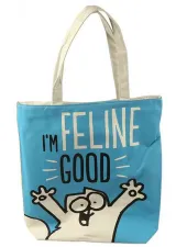 Látková taška se zipem Simon´s Cat - I´m Feeline Good