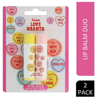 Balzám na rty Swizzels Love Hearts 2 kusy