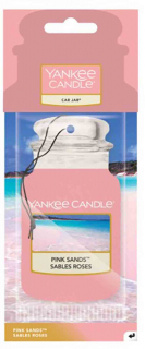 Vůně do auta Yankee Candle papírová visačka Pink Sands, 1 ks