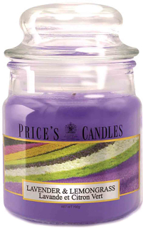 Price´s Candles Lavender & Lemongrass 100 g vonná svíčka
