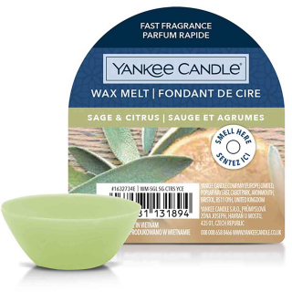 Yankee Candle Sage & Citrus 22g Vosk