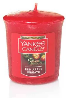 Yankee Candle Red Apple Wreath 49 g votivní svíčka